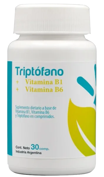 Triptófano + Vit B1 + Vit B6 x 30 compr.