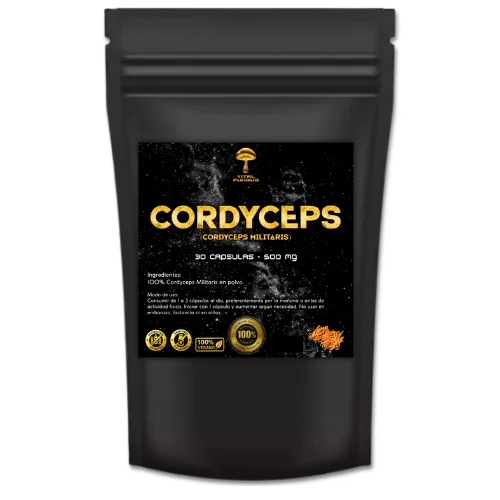 Cordyceps Militaris 30 Cápsulas 500 mg