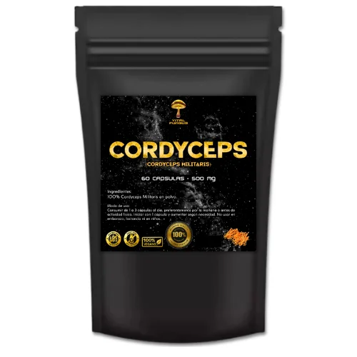 Cordyceps Militaris Premium: Energía y Vitalidad Natural en Cápsulas