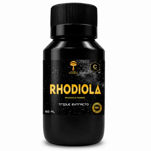 Rhodiola Rosea Gotas 60 ml Triple Extracto | Vital Fungus