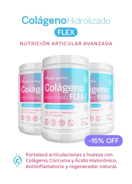 Colágeno Hidrolizado Blend Flex + AH + Cúrcuma + Mg + Zn