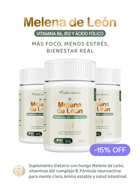 Melena de León + B6, B12 y Ácido Fólico