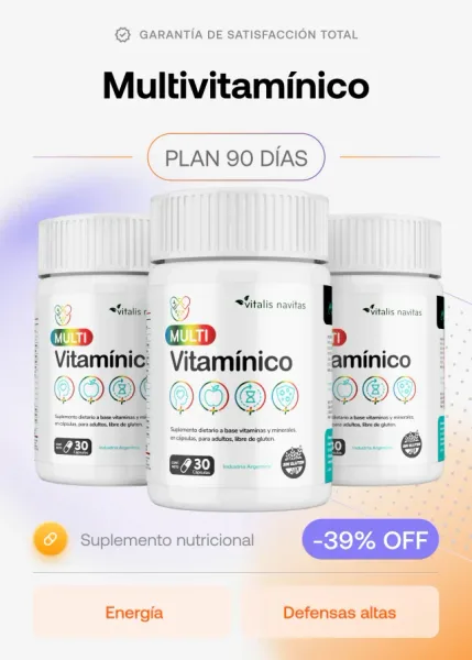 Multivitamínico Vitalis Navitas en Cápsulas