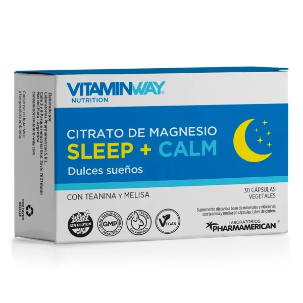 Citrato De Magnesio Sleep + Calm X30
