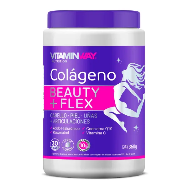 Colageno Beauty + Flex Frasco 360G Sabor Limón