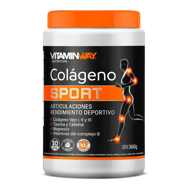 Colageno Sport Frasco 360G Sabor Limón