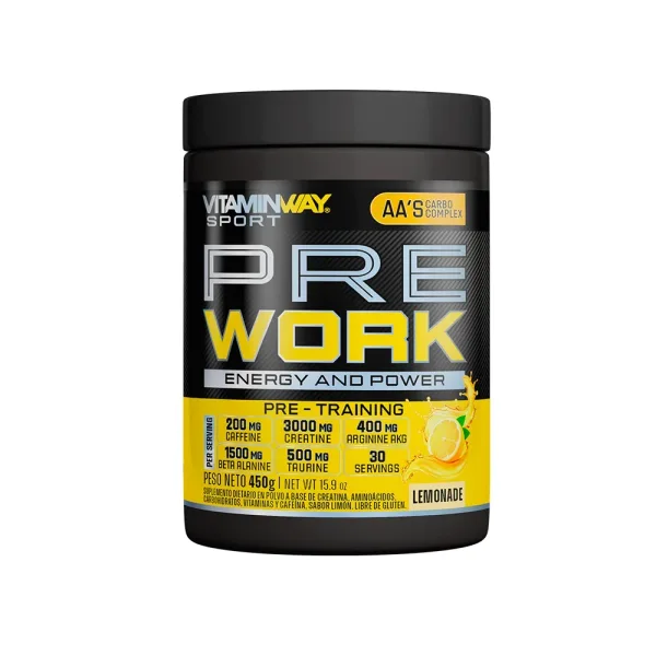 Pre Work Sabor Limon 450GR