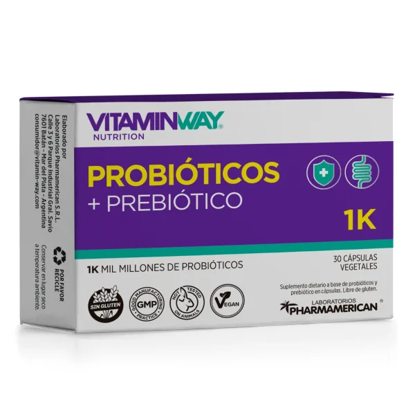 Probióticos + Prebiótico 1k X30
