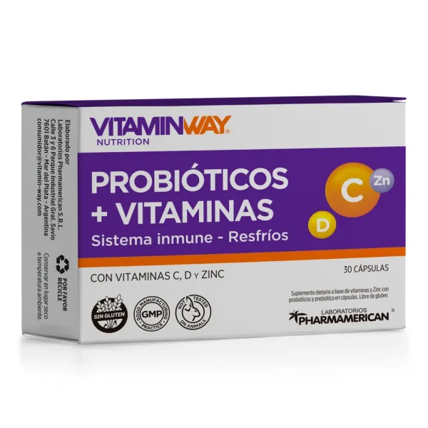 Probióticos + Vitaminas X30