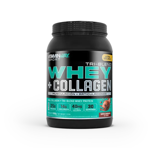 Tri Blend Whey + Collagen Sabor Chocolate 930GR