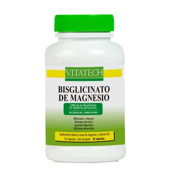 Vitatech Bisglicinato de Magnesio x 60 cápsulas