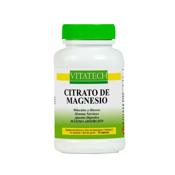 Vitatech Citrato de Magnesio x 30 cápsulas