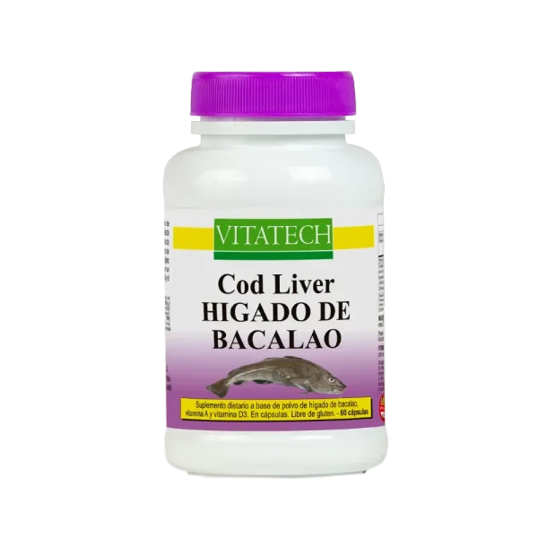 Vitatech Cod Liver Higado de Bacalao