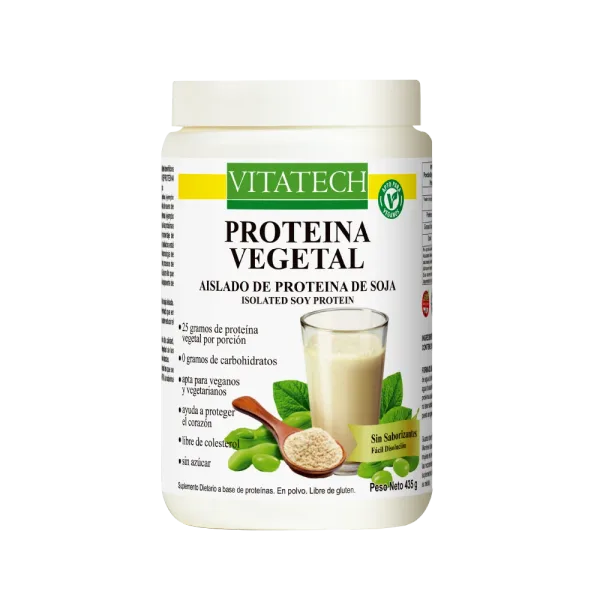 Vitatech Proteína vegetal, Aislado de Soja No Transgenica