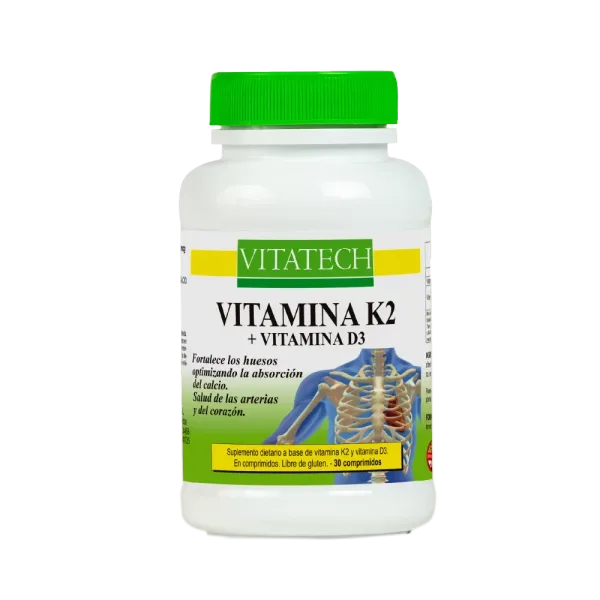 Vitatech Vitamina K2 + Vitamina D3 x 30 Comprimidos