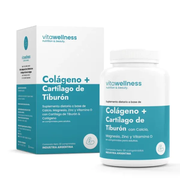Colageno + Cartilago de Tiburon x 30 Comprimidos