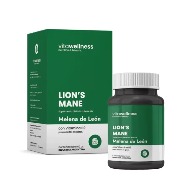 Melena de Leon + Vitamina B9 x 60 cc